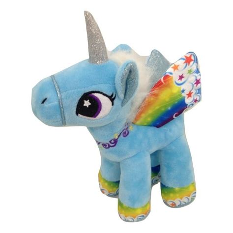 blue unicorn plush toy|royal blue plush unicorn.